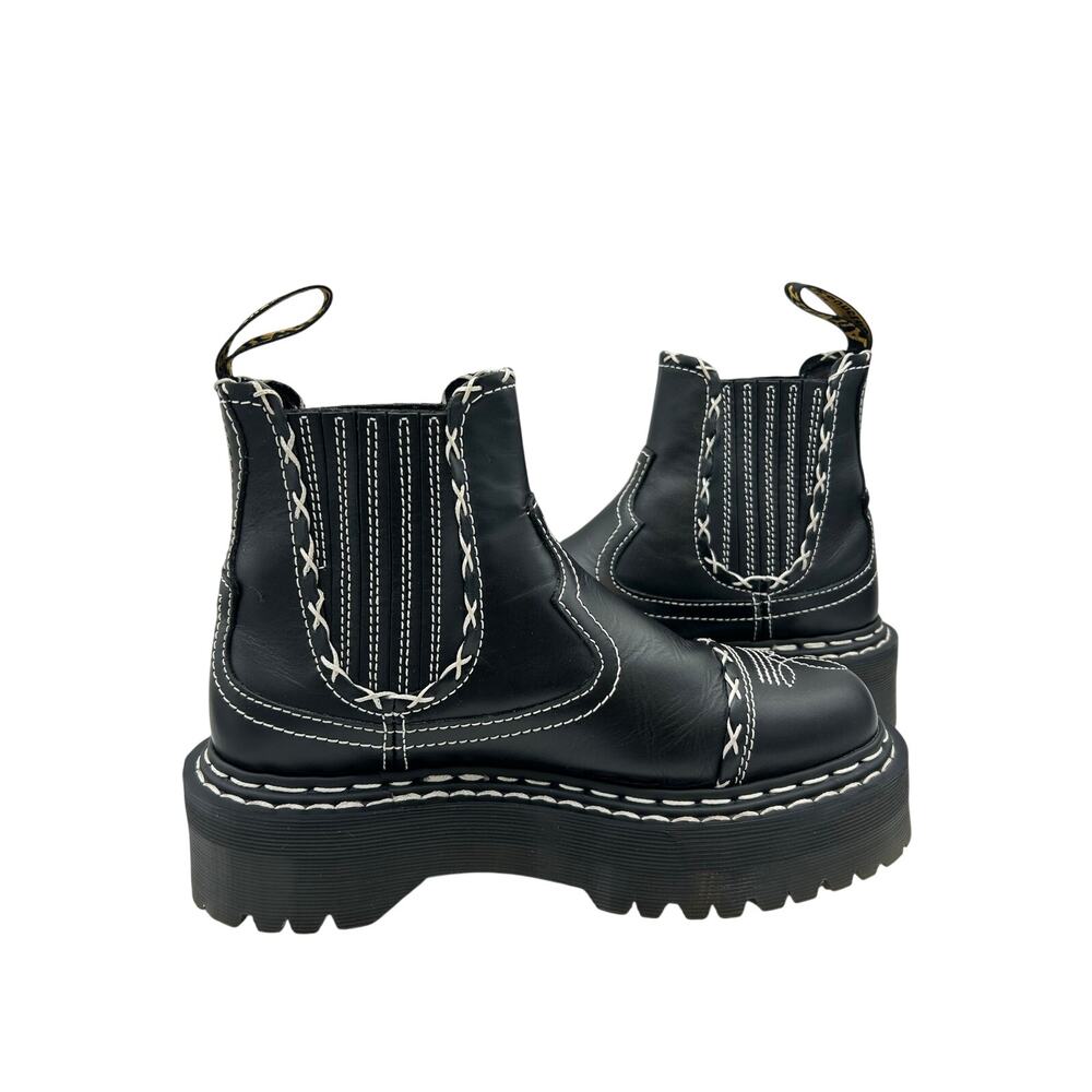 NEW DR Martens 2976 GOTHIC AMERICANA PLATFORM CHELSEA Limited Edition Quad SZ8 - Picture 6 of 10